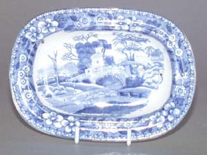 Miniature Meat Dish or Platter c1840